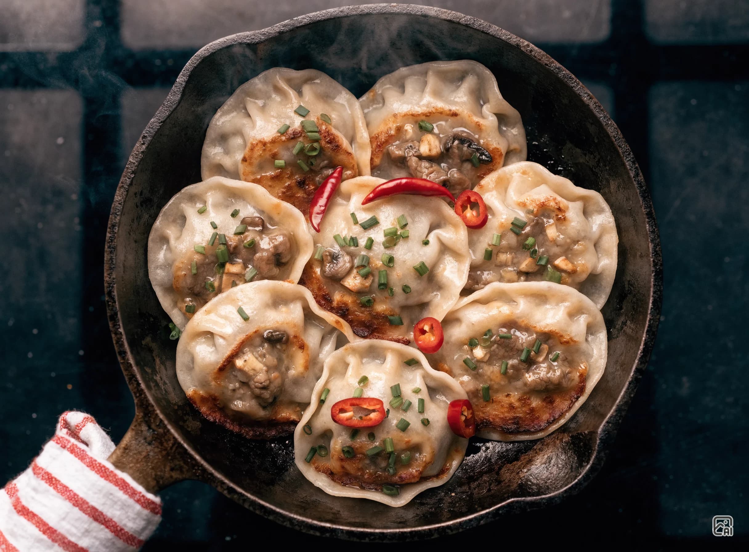 Spicy Beef Dumplings