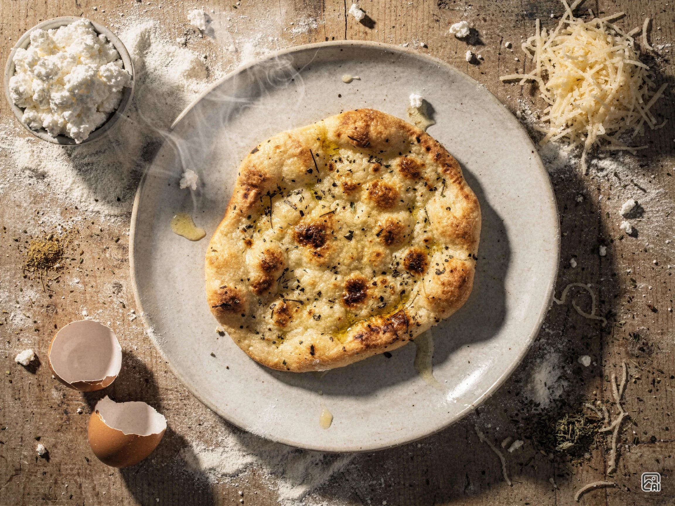 Cottage Cheese Flatbread