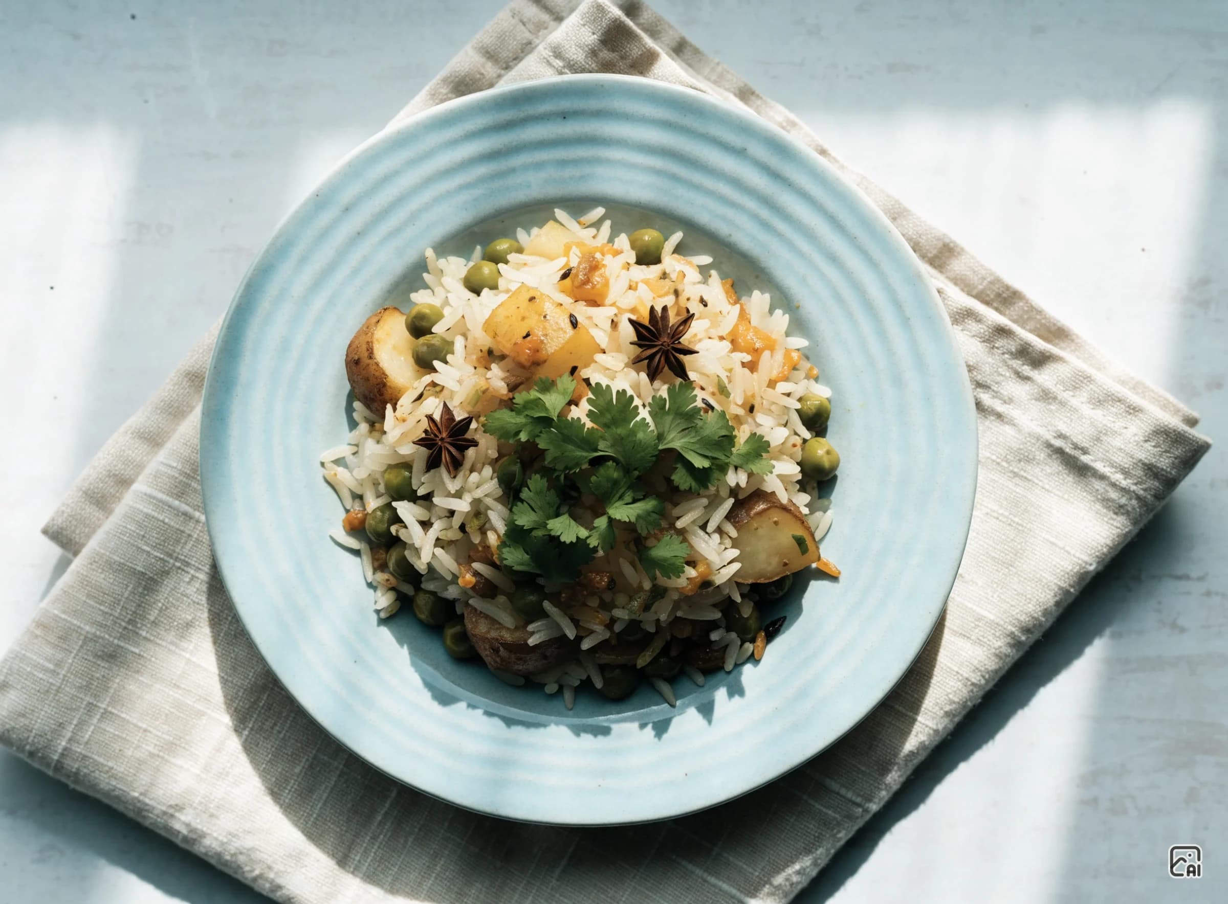 Aloo Matar Pulao