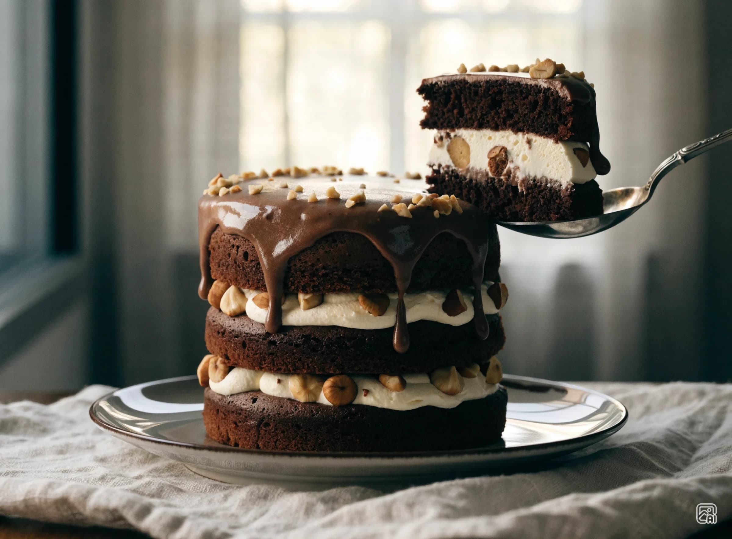 Hazelnut Chocolate Cake