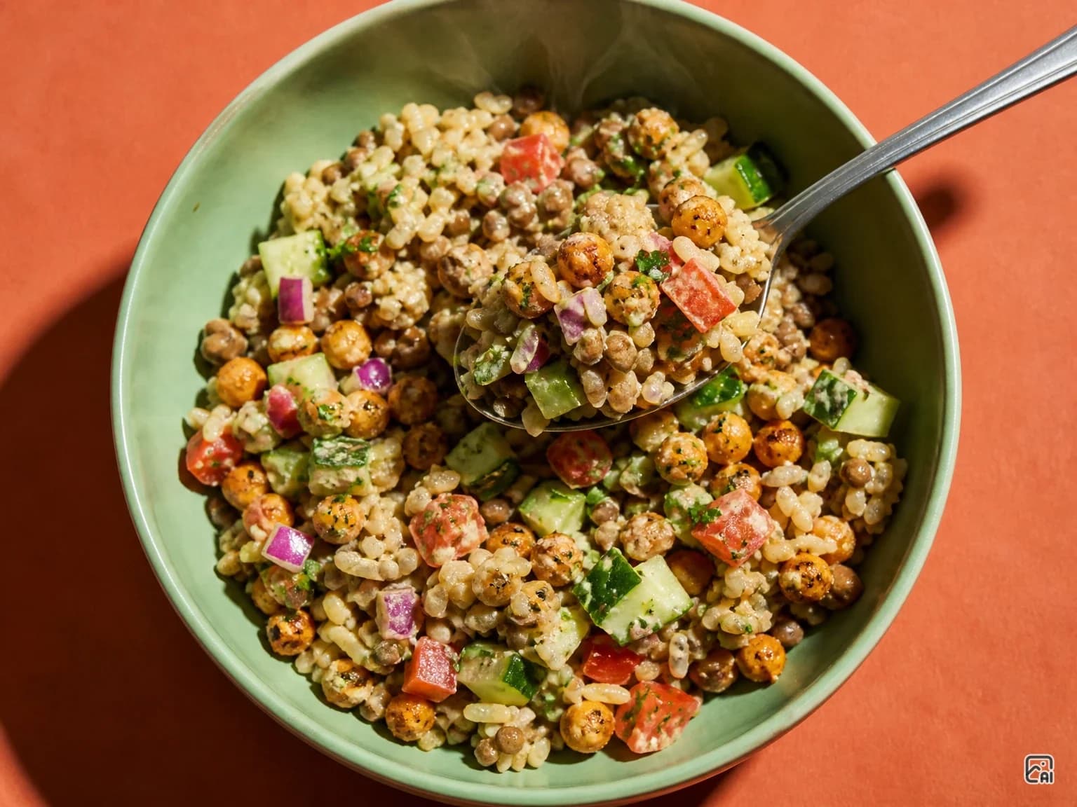 Lentil and Chickpea Rice