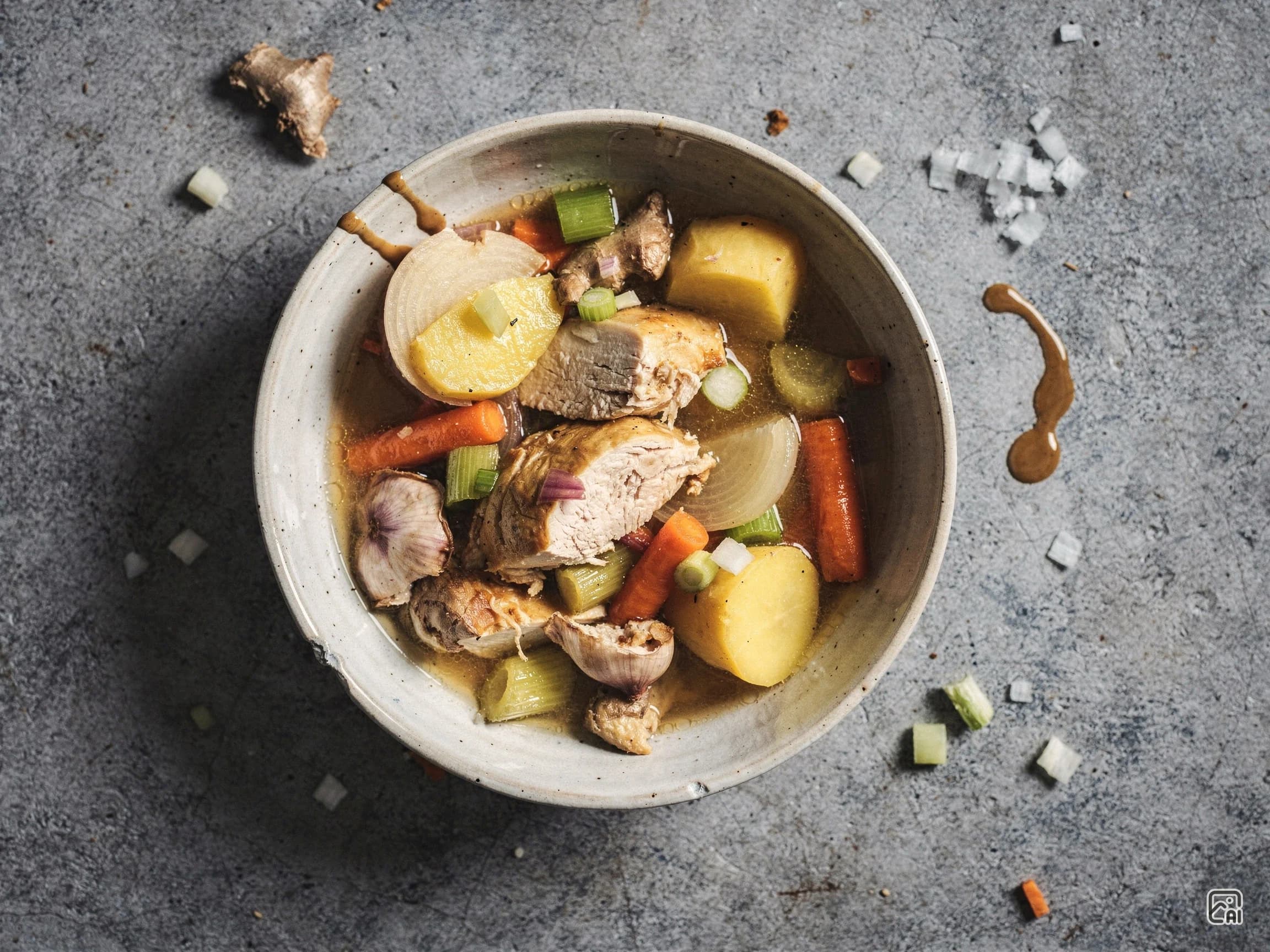 Lemon–Ginger Chicken Stew