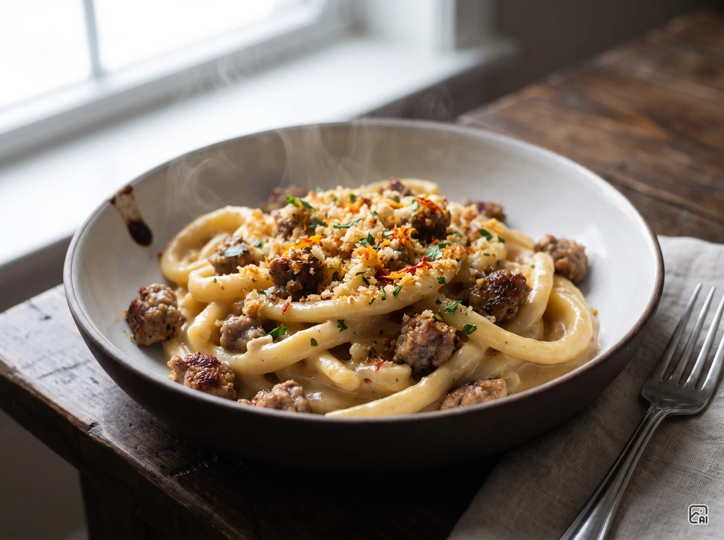 Breakfast Pasta Carbonara