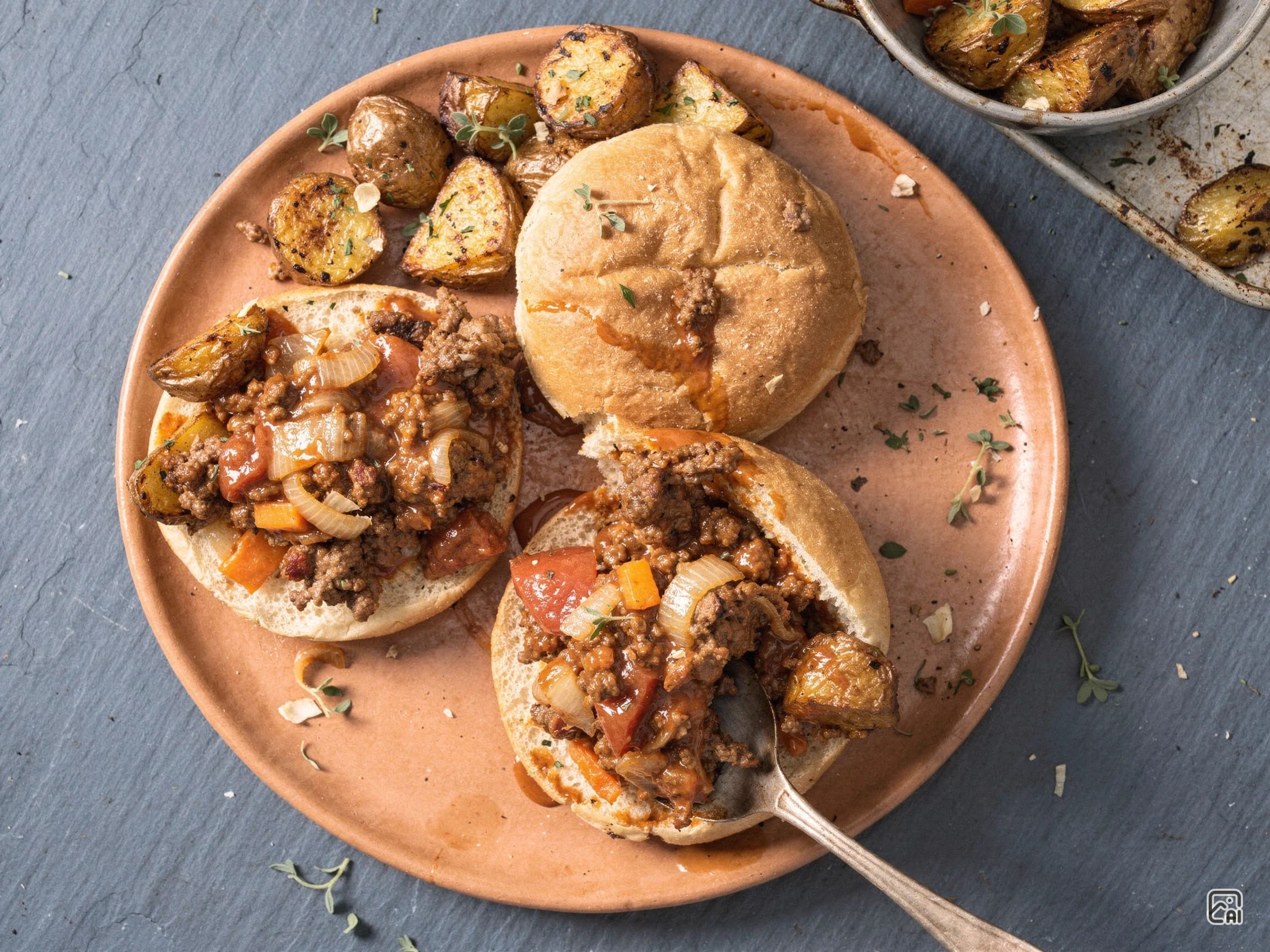 Sloppy Joe Meal Prep with Crispy Potatoes